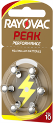 Baterie RAYOVAC 10 - 60 sztuk