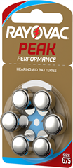 Baterie RAYOVAC 675 - 60 sztuk