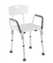 
  Taboret prysznicowy z oparciem i uchwytami bocznymi TGR-R KP 355L  
